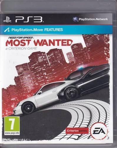  Need For Speed Most Wanted - PS3 (B Grade) (Genbrug)